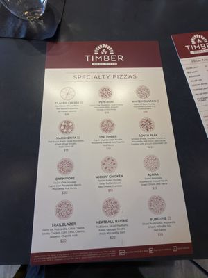Menu photo 3 Timber Wood Fired Lincoln, NH