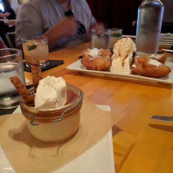 Salty Sow - Beignets and butterscotch boudino - American Near Me - Austin, Texas Salty Sow - Beignets and butterscotch boudino - American Near Me - Austin, Texas