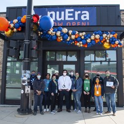 nuEra Champaign Dispensary - NuEra Champaign staff at grand opening