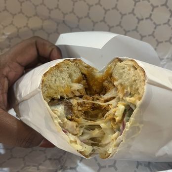 OUI MELROSE - Garlic Chicken Baked Baguette - Sandwiches Near Me - Los Angeles, California OUI MELROSE - Garlic Chicken Baked Baguette - Sandwiches Near Me - Los Angeles, California
