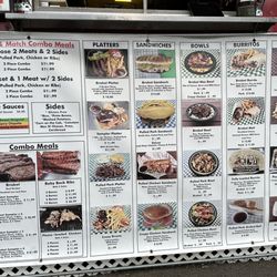 Raining BBQ & Grill - Menu 12/18/23