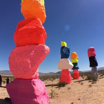 Seven Magic Mountains - Public Art Near Me - Las Vegas, Nevada Seven Magic Mountains - Public Art Near Me - Las Vegas, Nevada