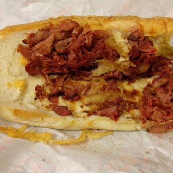Jersey Mike's Subs - Mostly pastrami and not much else in the #20 Grilled Pastrami Reuben - Fast Food Near Me - Cerritos, California