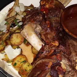 Bar Alto - Shoulder of slow cooked goat and potatoes. Moist, fallling apart and divine