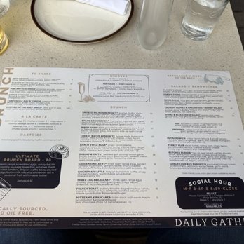 Daily Gather - Menu - Breakfast & Brunch Near Me - Houston, Texas