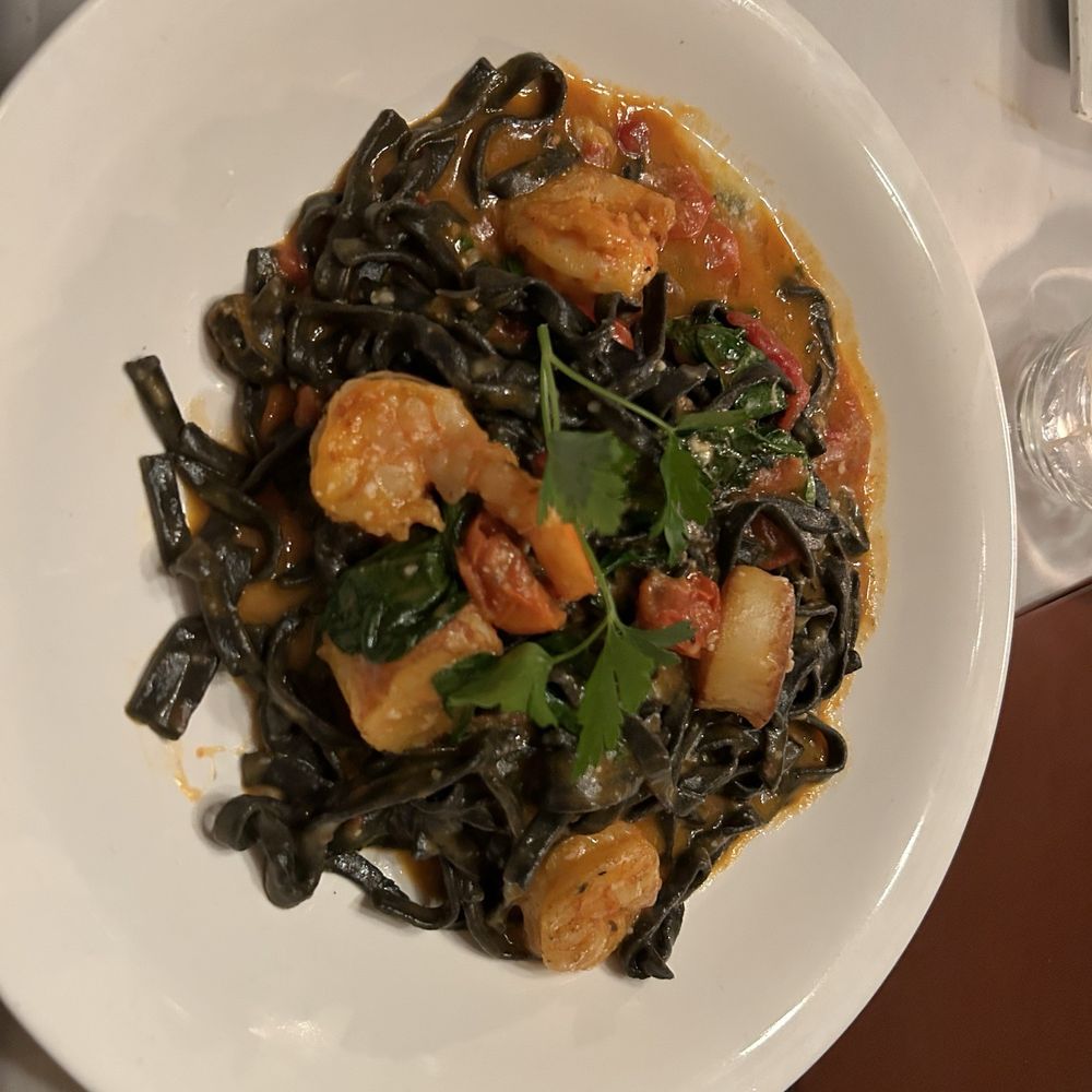 Squid ink pasta Squid ink pasta