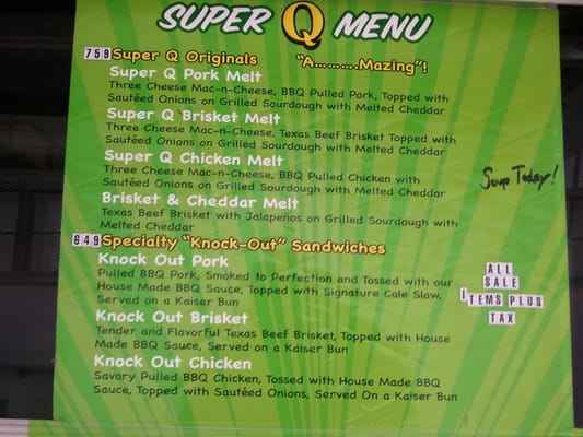 Menu photo 5 Super Q Food Truck Poway, CA Menu photo 5 Super Q Food Truck Poway, CA
