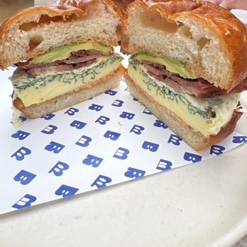 The Bread Club - The Breakfast Sandwich Torta Bun, Spinach & Chive Egg, Chipotle Aioli,Cheddar, Avocado, Bacon - Coffee & Tea Near Me - Dallas, Texas The Bread Club - The Breakfast Sandwich Torta Bun, Spinach & Chive Egg, Chipotle Aioli,Cheddar, Avocado, Bacon - Coffee & Tea Near Me - Dallas, Texas