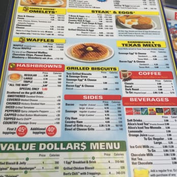 Waffle House - Menu - Diners Near Me - Tucson, Arizona Waffle House - Menu - Diners Near Me - Tucson, Arizona