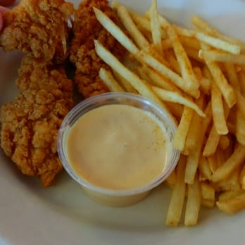 Steak ’n Shake - My chicken strips with fries...LOVE their honey mustard! - Burgers Near Me - Orange City, Florida Steak ’n Shake - My chicken strips with fries...LOVE their honey mustard! - Burgers Near Me - Orange City, Florida