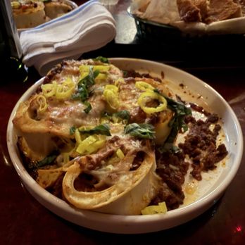 Bonge's Tavern - Lasagna - New American Near Me - Perkinsville, Indiana