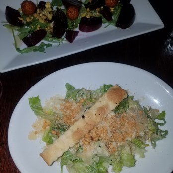 Via Toscana - Caesar salad (this photo is 1/2 as we had them split it) and roasted beets to start. - Italian Near Me - Louisville, Colorado Via Toscana - Caesar salad (this photo is 1/2 as we had them split it) and roasted beets to start. - Italian Near Me - Louisville, Colorado