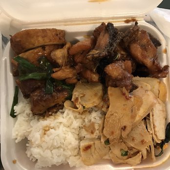 Taiwan Cafe - To go box full packed full of stuff for $7. - Taiwanese Near Me - Plano, Texas Taiwan Cafe - To go box full packed full of stuff for $7. - Taiwanese Near Me - Plano, Texas
