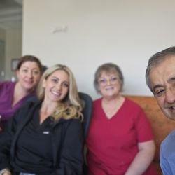 Oasis Dental Arts - Oasis staff: Rubinstein, Jen, Mish, Dr G. Sierra on vacation.