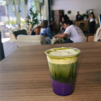 Boondocks Coffee Roasters - matcha ube latte - Coffee & Tea Near Me - Los Angeles, California Boondocks Coffee Roasters - matcha ube latte - Coffee & Tea Near Me - Los Angeles, California