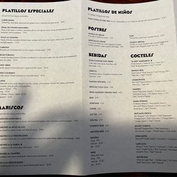 Menu Menu