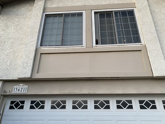 Exterior Moulding - Wood moulding replacement, when dealing with wood rot we always recommend to completely remove any rotting wood (rather than try to restore it) and replace it with fresh wood, sanded, painted/stained, and sealed for extra protection! Exterior Moulding - Wood moulding replacement, when dealing with wood rot we always recommend to completely remove any rotting wood (rather than try to restore it) and replace it with fresh wood, sanded, painted/stained, and sealed for extra protection!