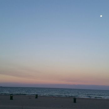 Coconuts On The Beach - View from the patio seating at sunset - Bars Near Me - Cocoa Beach, Florida