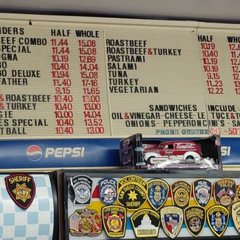Grove Grinder - 2 menus - Sandwiches Near Me - Lemon Grove, California