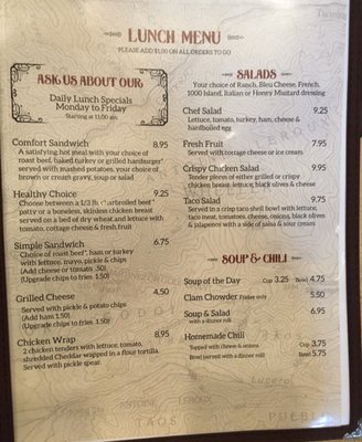 Menu photo 8 Muzzle Loader Cafe Billings, MT