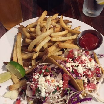 Redmond's Bar & Grill - Fish tacos with truffle fries - American Near Me - Redmond, Washington