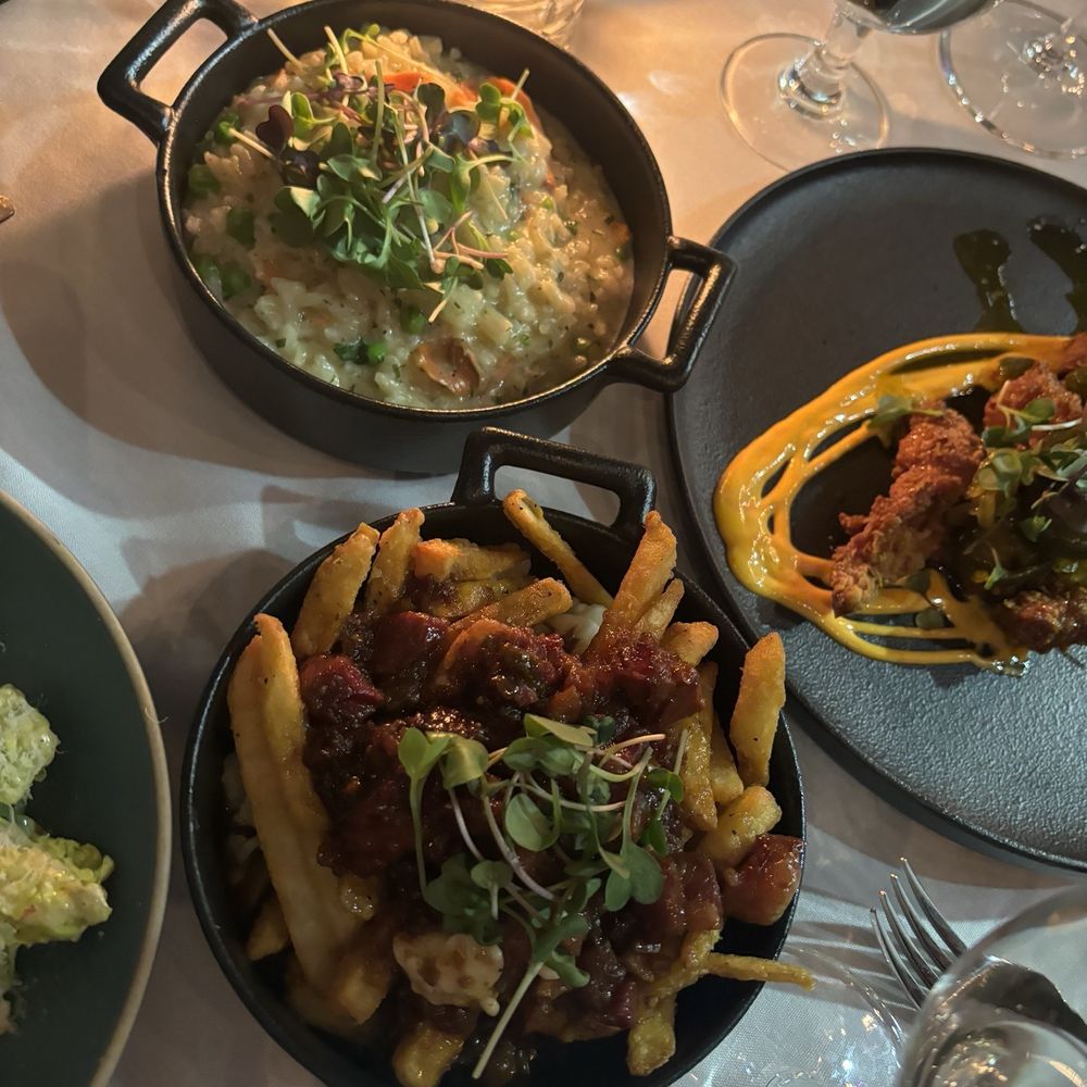Brix & Mortar - Poutine and Mushroom Risotto - Wine Bars Near Me - Vancouver, British Columbia Brix & Mortar - Poutine and Mushroom Risotto - Wine Bars Near Me - Vancouver, British Columbia