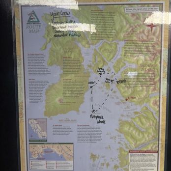 Allen Marine Tours - Our track. - Boating Near Me - Sitka, Alaska Allen Marine Tours - Our track. - Boating Near Me - Sitka, Alaska