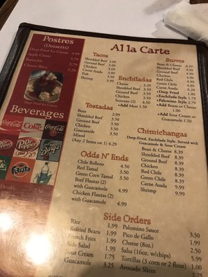 Menu photo 3 Casa Palomino Mexican Resturant Coolidge, AZ Menu photo 3 Casa Palomino Mexican Resturant Coolidge, AZ