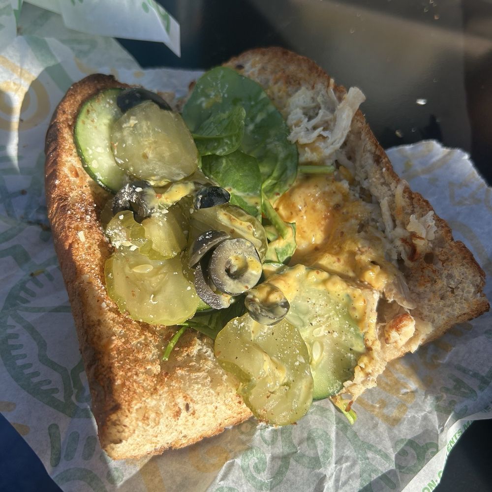 Subway - This was my sandwich before Tiffany fixed it. Thank you! - Sandwiches Near Me - San Diego, California