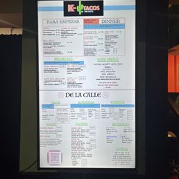 Menu Menu