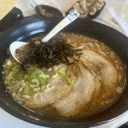 Black garlic miso ramen Black garlic miso ramen