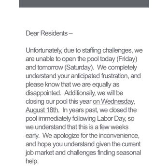 Avalon Acton - Well this is upsetting. Curious if amenity changes like this will be disclosed on the website for future interested renters. - Apartments Near Me - Acton, Massachusetts