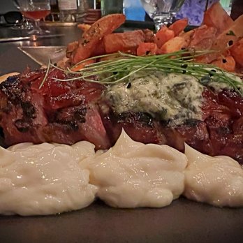 Boston Title & Abstract - Pork bourgione - Cocktail Bars Near Me - Tulsa, Oklahoma