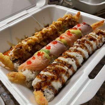 Sushi 4 Reel - The "Dream" roll, the "reel lemon", and the "crunchy". This is garbage. - Sushi Bars Near Me - Oceanside, California