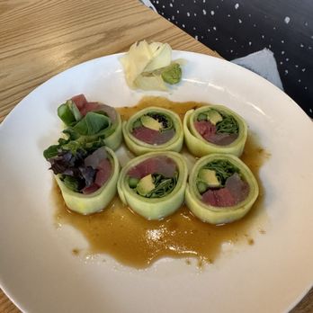 Kazumi Sushi - Uber Green Cucumber Roll - Sushi Bars Near Me - Denver, Colorado Kazumi Sushi - Uber Green Cucumber Roll - Sushi Bars Near Me - Denver, Colorado