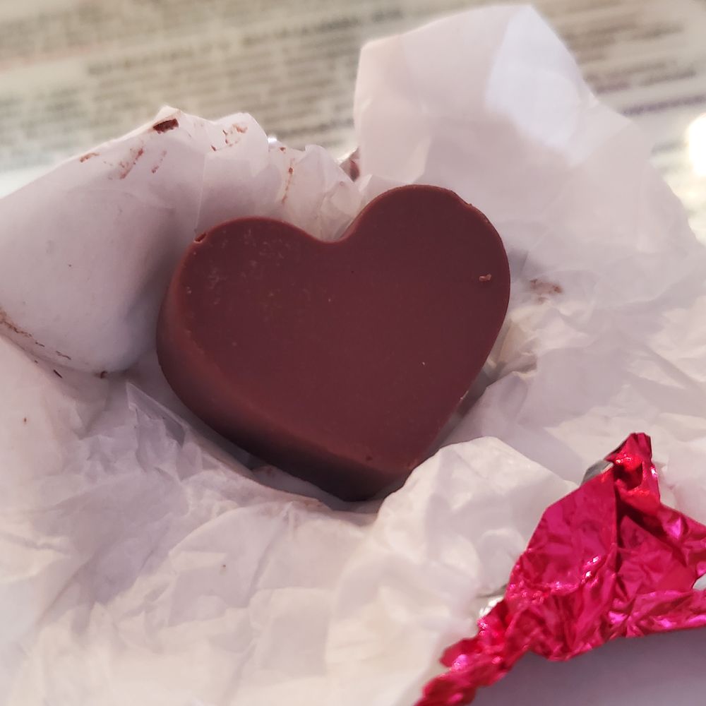 Pele's Kitchen - Unwrapped chocolate just before being devoured - LOL! - Breakfast & Brunch Near Me - Pahoa, Hawaii Pele's Kitchen - Unwrapped chocolate just before being devoured - LOL! - Breakfast & Brunch Near Me - Pahoa, Hawaii