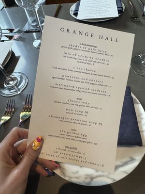 The Restaurant at Grange Hall by null