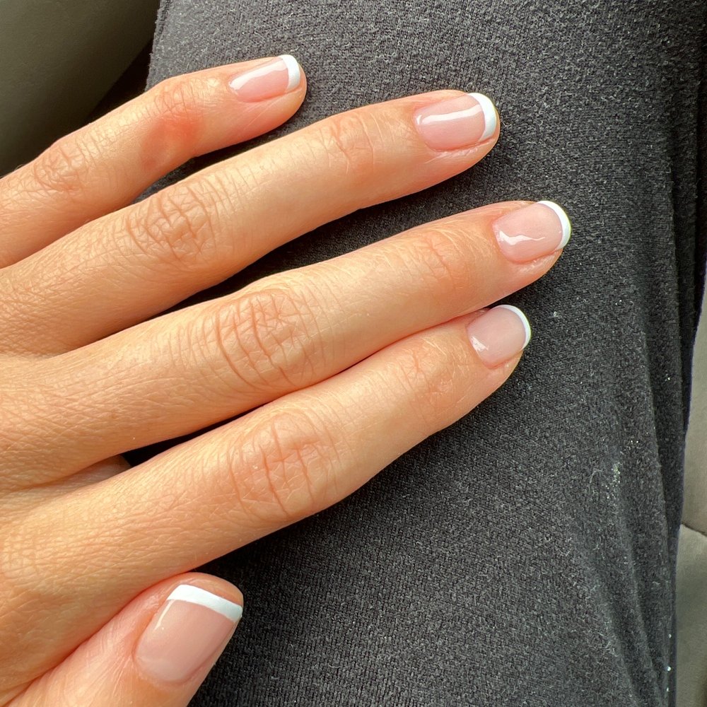 French gel mani by Nancy