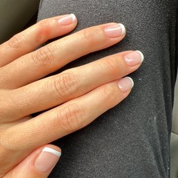 French gel mani by Nancy