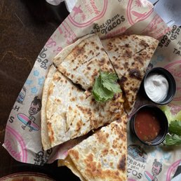 Koran beef quesadilla