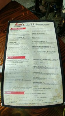Menu photo 6 Sam’s Tavern Seattle, WA