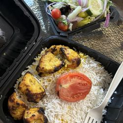 Moby Dick House of Kabob - Chicken and rice