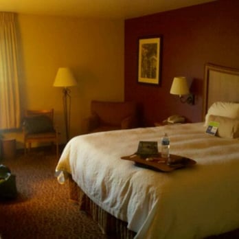Hampton Inn Butte - My room- check out the water. Don't drink from the tap - Hotels Near Me - Butte, Montana