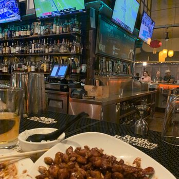 Dumpling Inn - Bar area with Kung Pao Diced Chicken - Chinese Near Me - San Diego, California