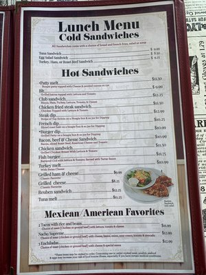 Menu photo 2 Little Randy's Old Time Diner Kennewick, WA