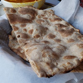 Himalayan Restaurant - Tandoori roti ($2.25), vegan by default. Very nicely done. Good heft, good texture. - Indian Near Me - Big Bear Lake, California Himalayan Restaurant - Tandoori roti ($2.25), vegan by default. Very nicely done. Good heft, good texture. - Indian Near Me - Big Bear Lake, California