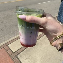 Strawberry matcha Strawberry matcha