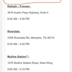 Shelby County Clerk's Office - Millington - hours of operation