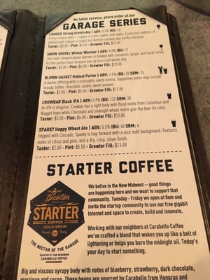 Menu photo 7 Braxton Brewing Company Covington, KY