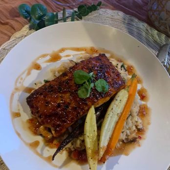 The Wright Service - Norwegian Sweet Chili Glazed Salmon - Personal Chefs Near Me The Wright Service - Norwegian Sweet Chili Glazed Salmon - Personal Chefs Near Me